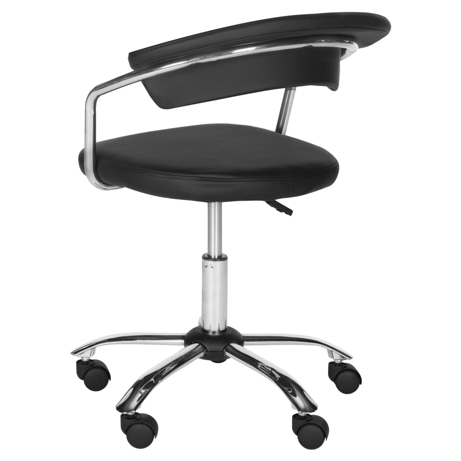 SAFAVIEH Home Collection Pier Cream Modern Office Desk Chair - Ergonomic Design for Home Office, Study, and Workspace Comfort