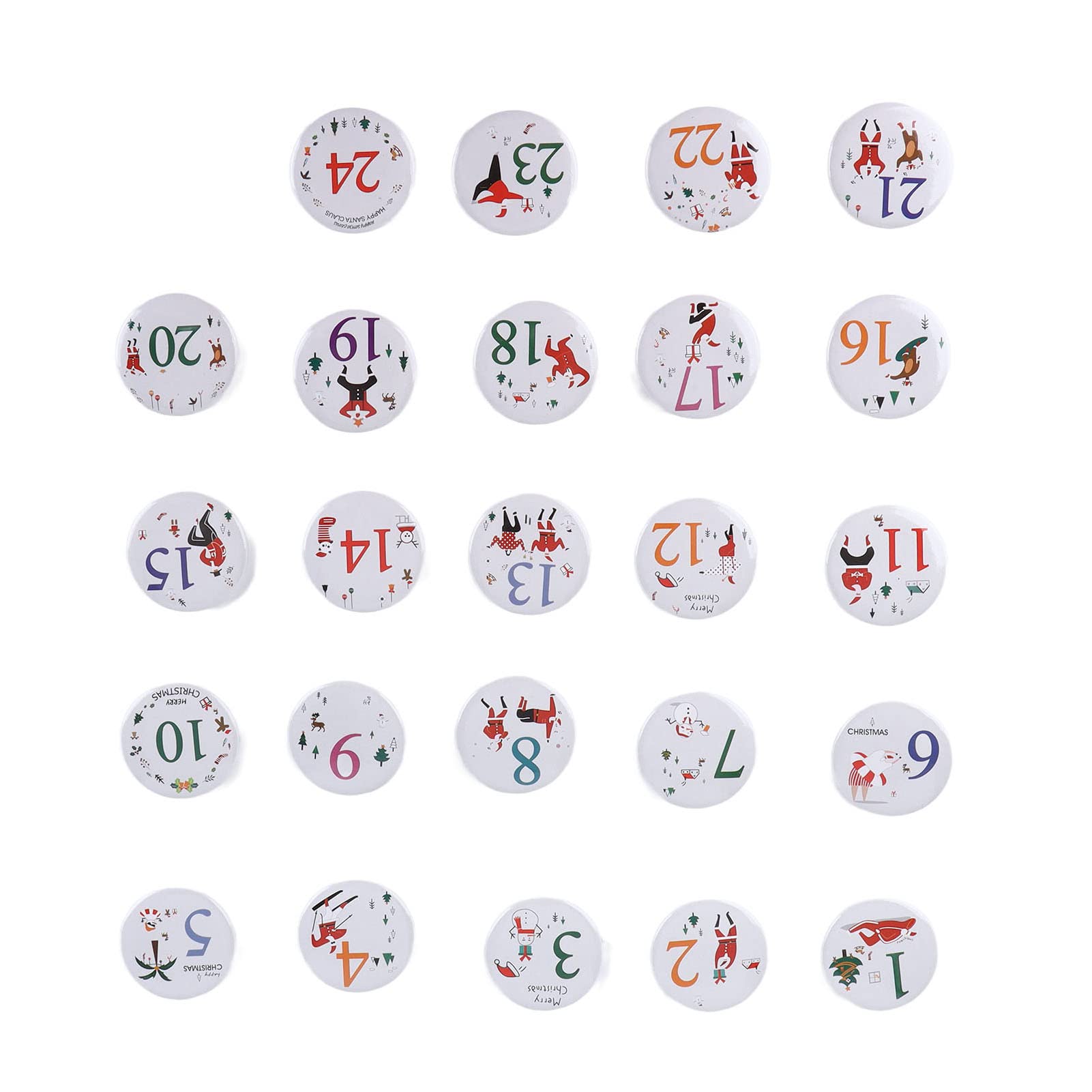 24PCS Drawstring Gift Bags - Hanging Christmas Bags with Clips, Linen Pouches for Holiday Birthday Party Favors | Perfect for Christmas Decorations, Stocking Stuffers & Gift Wrapping