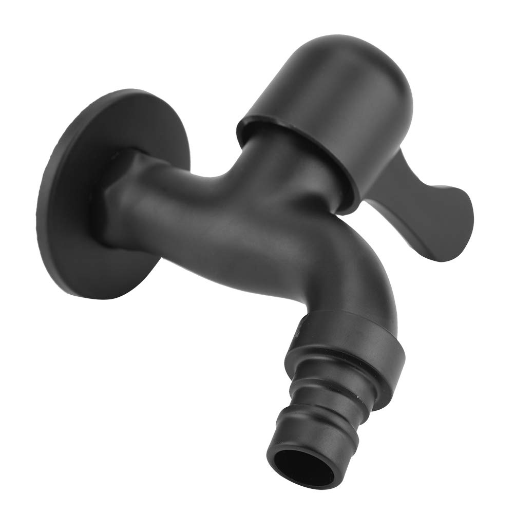Premium 304 Stainless Steel Single Hole Bathroom Sink Faucet - Modern Water Mixer Tap for Basin, Garden & Washing Machine (Ideal for Home, Hotel & Commercial Use)