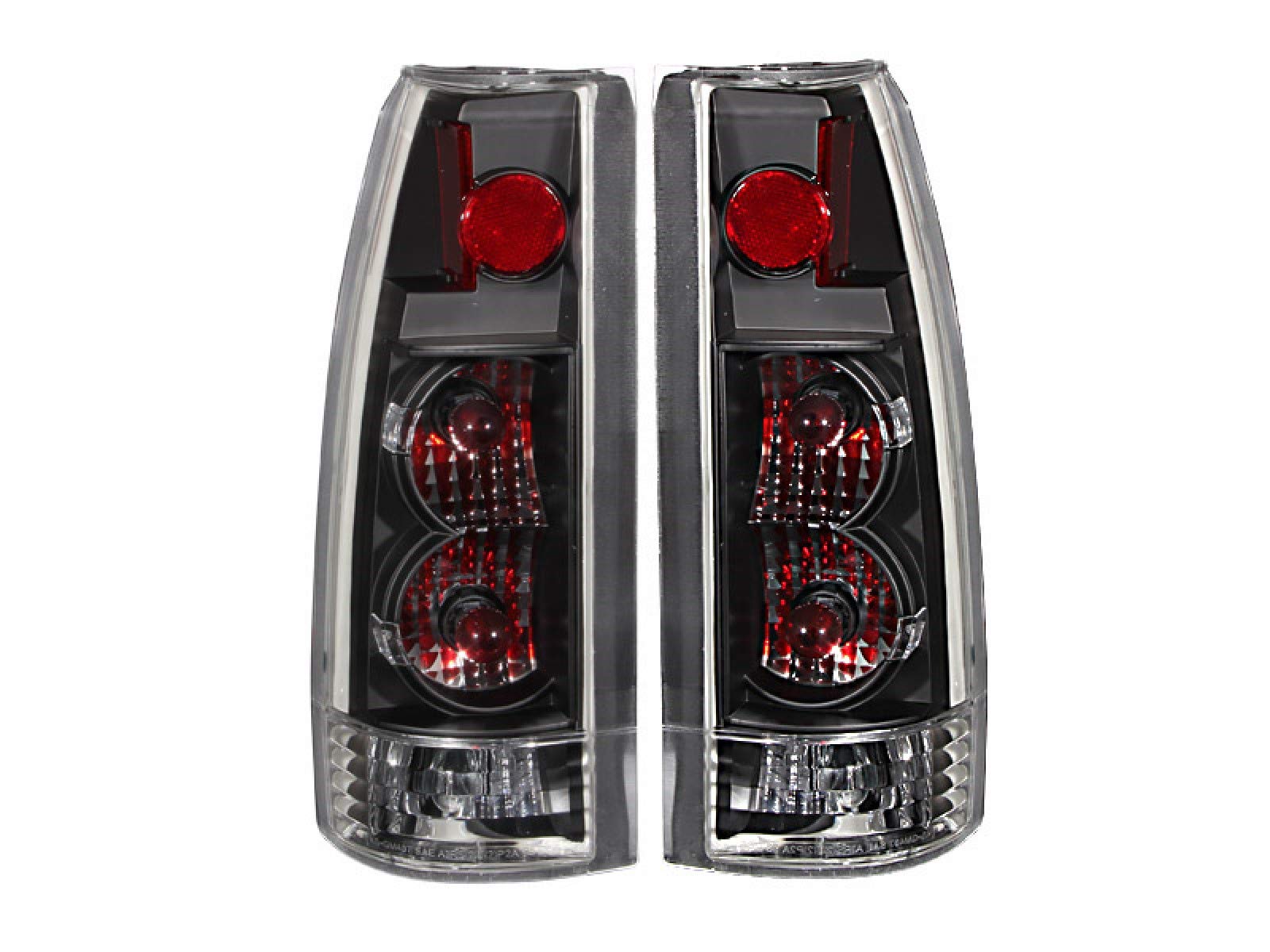 Anzo USA 211144 Chevrolet Black Clear LED Tail Light Assembly Pair - Compatible with [Model Years] - Durable & Stylish Upgrade for Enhanced Night Visibility & Safety