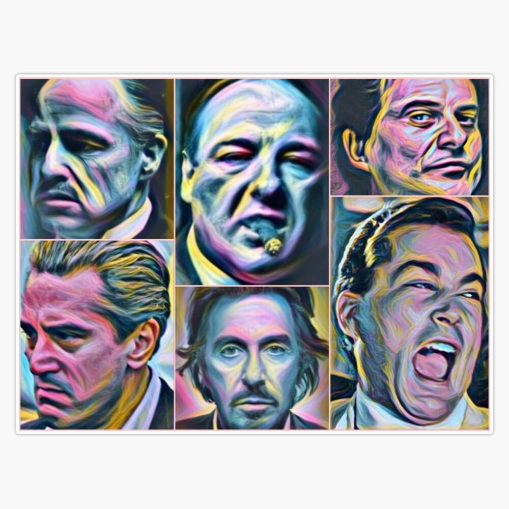 Premium Gangster Movie Stickers - Goodfellas, Godfather, Casino, Scarface & Sopranos - 5