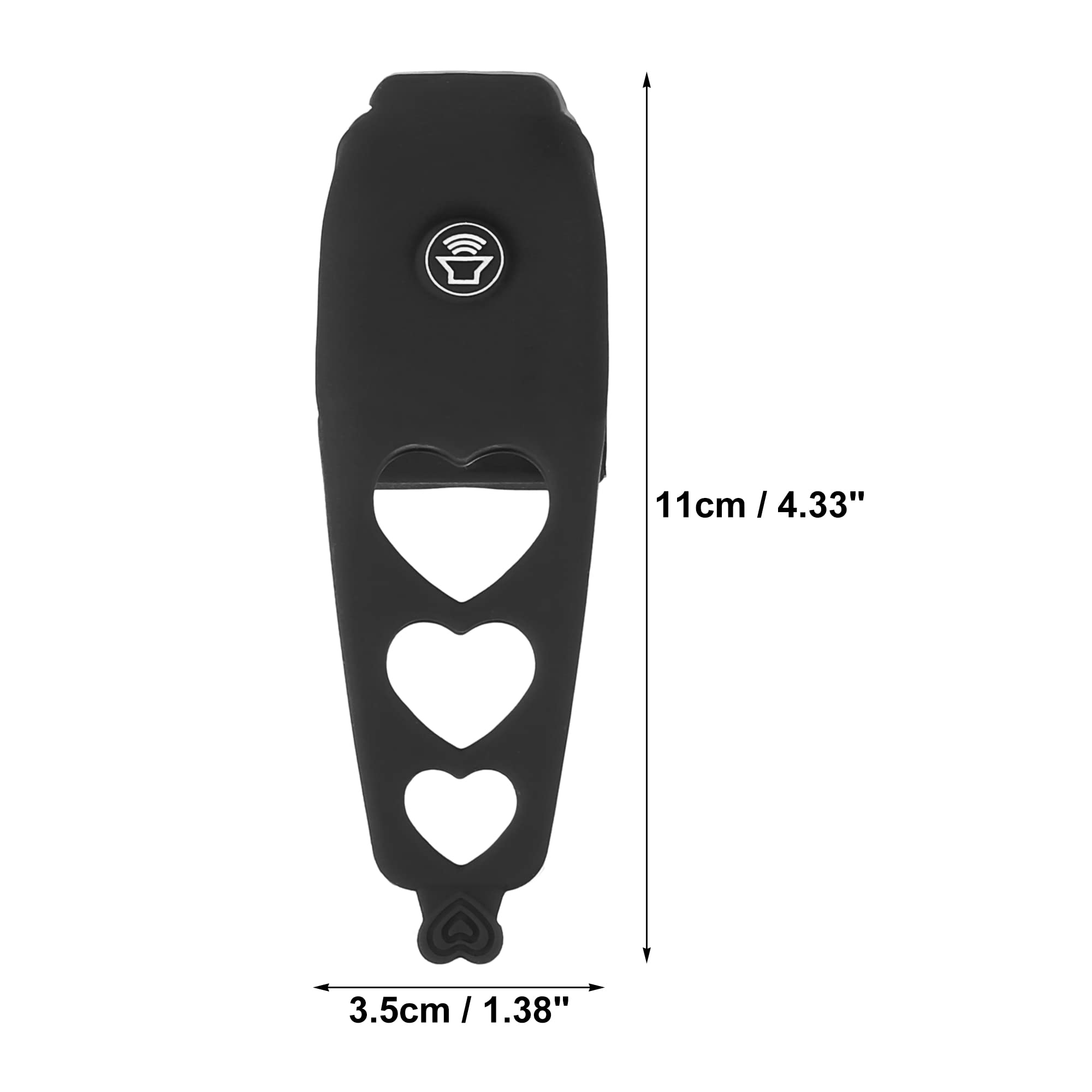 X AUTOHAUX Rechargeable Electric Bike Bell - Loud Bicycle Horn for Mountain & Road Bikes - Waterproof Silicone Cycling Bell - Perfect for Commuting, Trail Riding & Urban Cycling