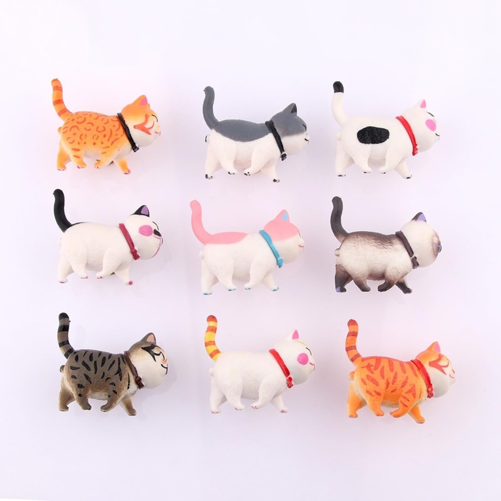 PILYON 2 Pack Brass Rotatable Cat Handle - Cute Cartoon Wardrobe & Drawer Knob - Tiger Cat Design for Closet, Cabinet & Furniture (Perfect for Kids' Room & Pet-Themed Decor)