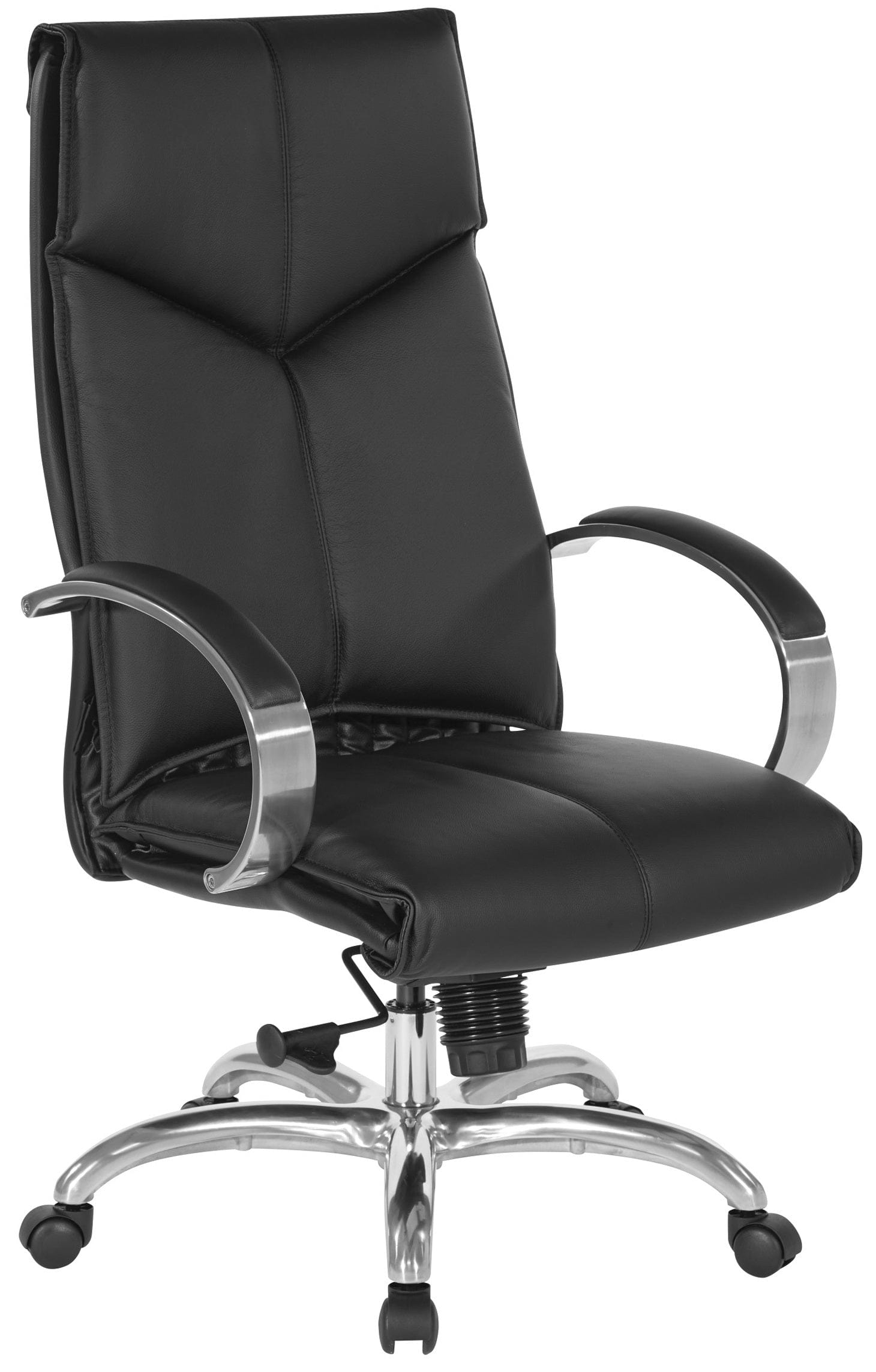 Premium Pro Line II Deluxe Executive Leather Office Chair with Lumbar Support - Ergonomic High Back Desk Chair for Home & Office Workspaces - Perfect for Long Hours of Comfortable Sitting