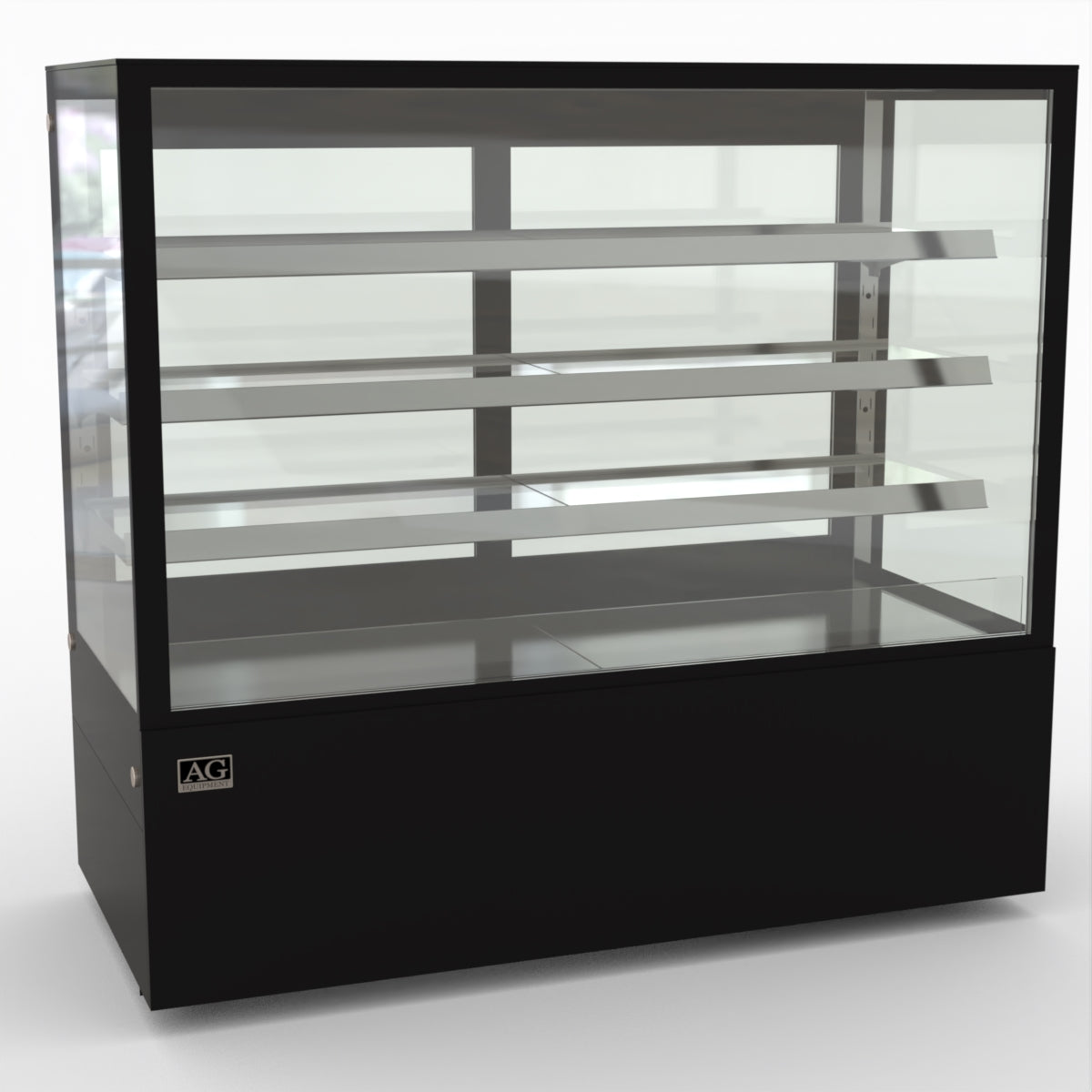 AG Commercial 4-Tier Glass Door Display Refrigerator - 506L Capacity, 1500mm Height - Perfect for Supermarkets, Restaurants & Convenience Stores