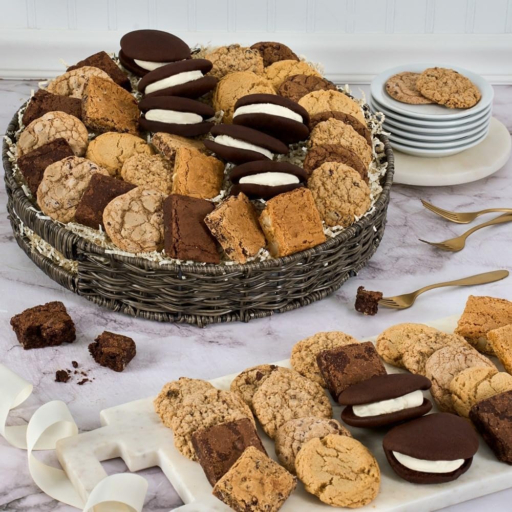 Gourmet Chocolate Gift Basket - Deluxe Assortment of Cookies, Brownies & Whoopie Pies | Perfect for Holidays, Corporate Gifts & Special Occasions | GourmetGiftBaskets.com