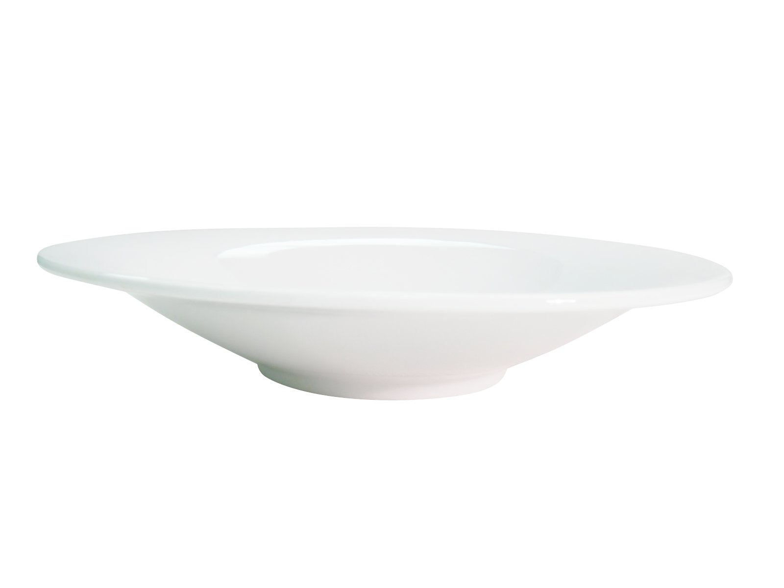 Premium 10-Inch Super White Porcelain Coupe Bowl - 22-Ounce (Box of 24) - Clinton Rolled Edge Design - Ideal for Restaurants, Catering & Home Dining
