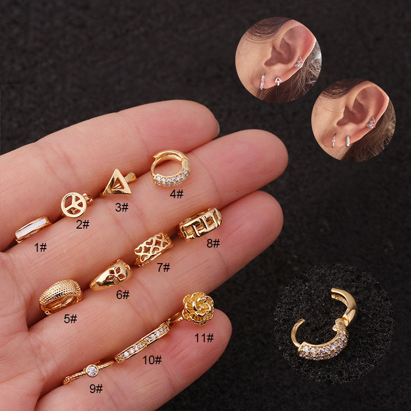 18K Gold Cartilage Huggie Hoop Earrings - Small Minimalist Hoop Earrings for Women | Perfect for Everyday Wear, Date Nights & Special Occasions