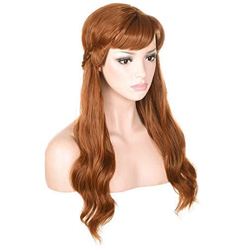 Morvally Halloween Costume Braided Wigs for Women - Long Synthetic Braided Hair Wigs for Cosplay, Party, and Halloween Costume Accessories - Perfect for Halloween Parties, Cosplay Events, and Themed Dress-Up