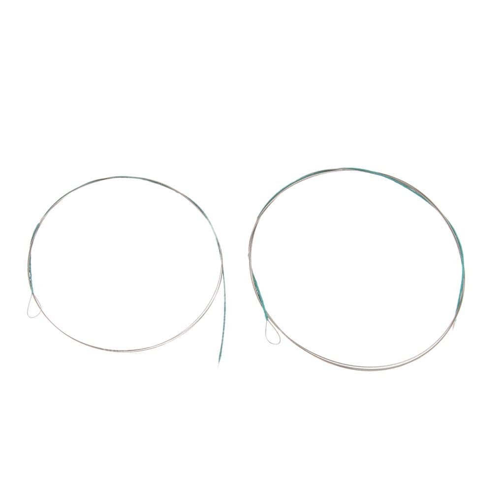 Gazechimp 2-Pack Erhu Steel Strings for Chinese Traditional String Instrument Replacement Parts – Perfect for Erhu Maintenance & Performance Upgrades