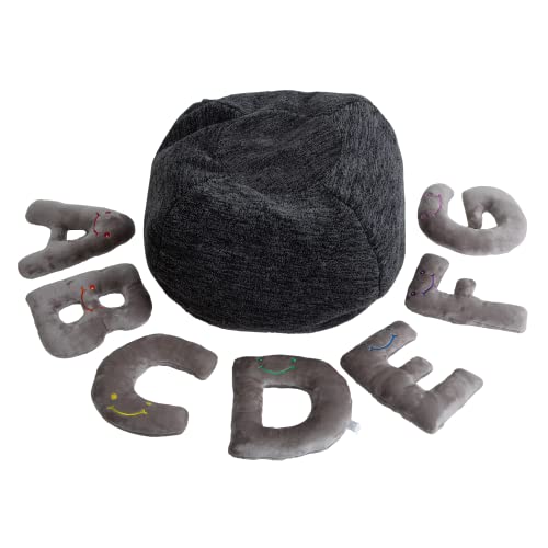 Dark Grey Bag - Rhino Grey Letters
