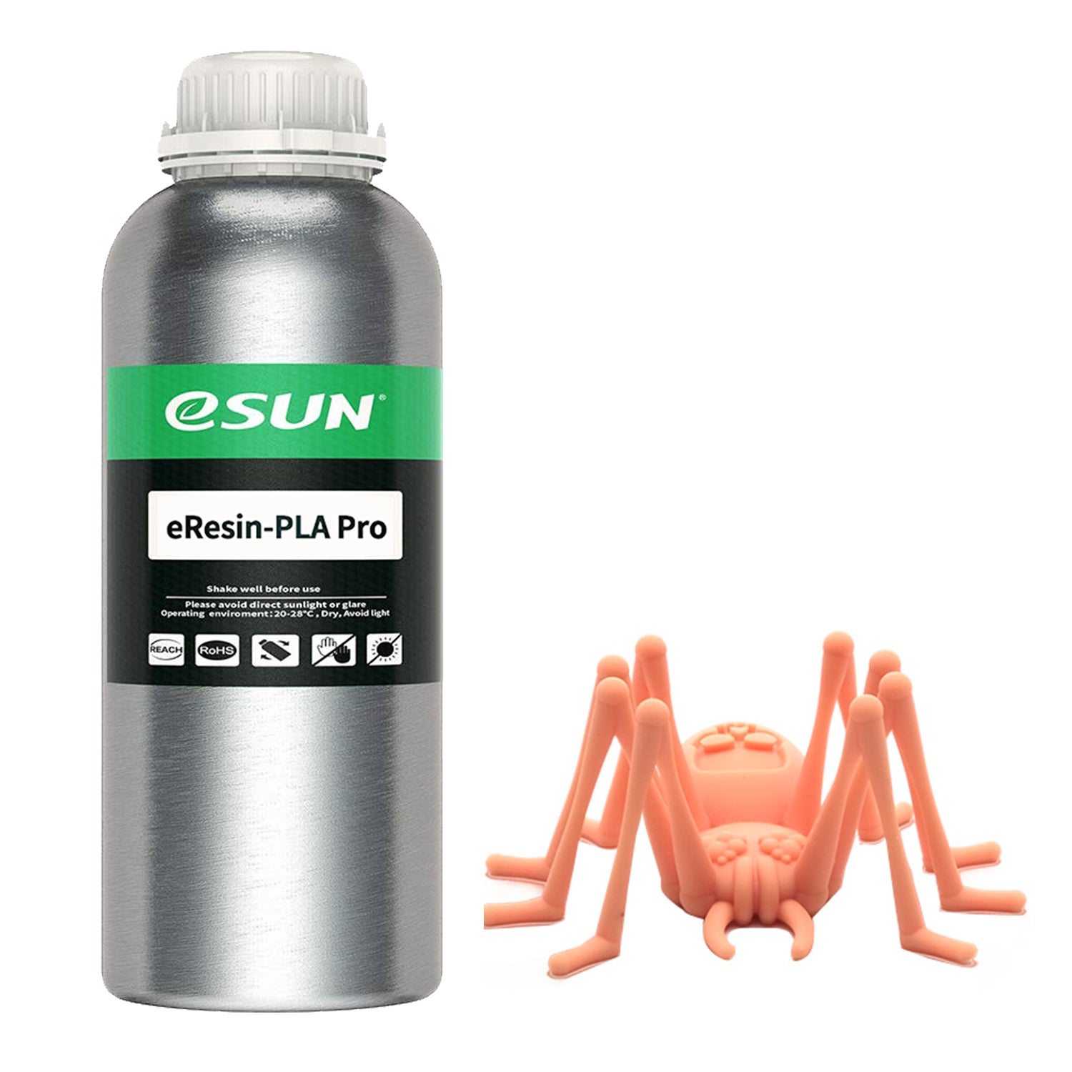 Premium ESUN eResin PLA PRO 3D Printing Resin - 1000g (2.2 lbs) - High Strength, Low Warping, Multiple Colors - Ideal for DIY Projects, Prototyping & Professional 3D Printing
