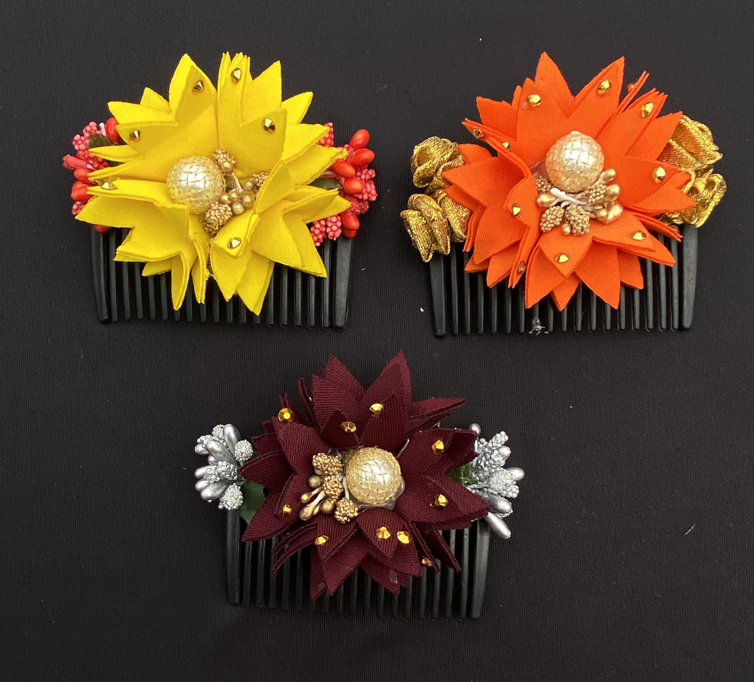 Vinshbond Elegant Hair Comb Set - 3 Pack Bridal Hair Accessories for Women & Girls, Perfect for Weddings, Prom, Parties & Special Occasions