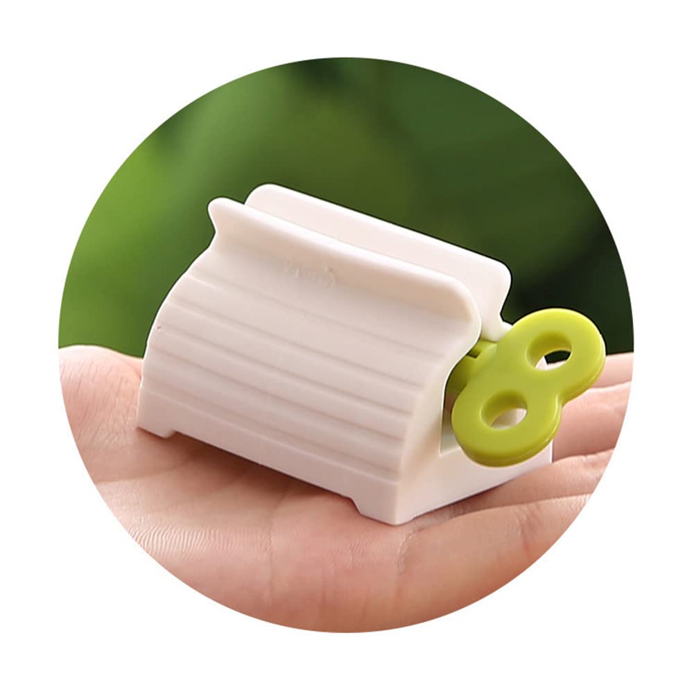 3-Pack Rotating Toothpaste Squeezer - Plastic Toothpaste Dispenser & Tube Roller for Bathroom & Kitchen Organization - Save Toothpaste & Cream - Perfect for Travel, Camping & Home Use