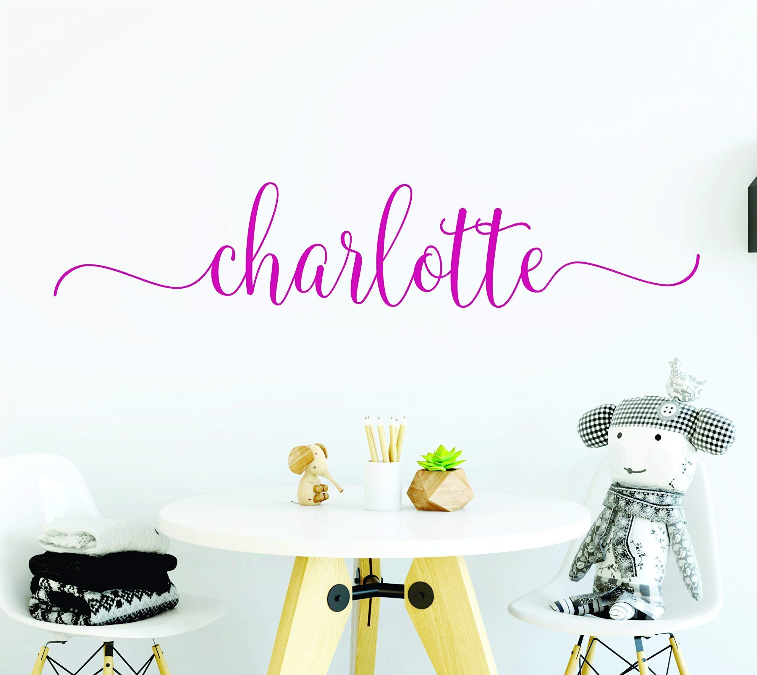 Personalized Girls Room Wall Decals - Custom Name Letter Stickers for Nursery & Bedroom Decor - Perfect for Baby Shower Gifts & Kids Room Makeover