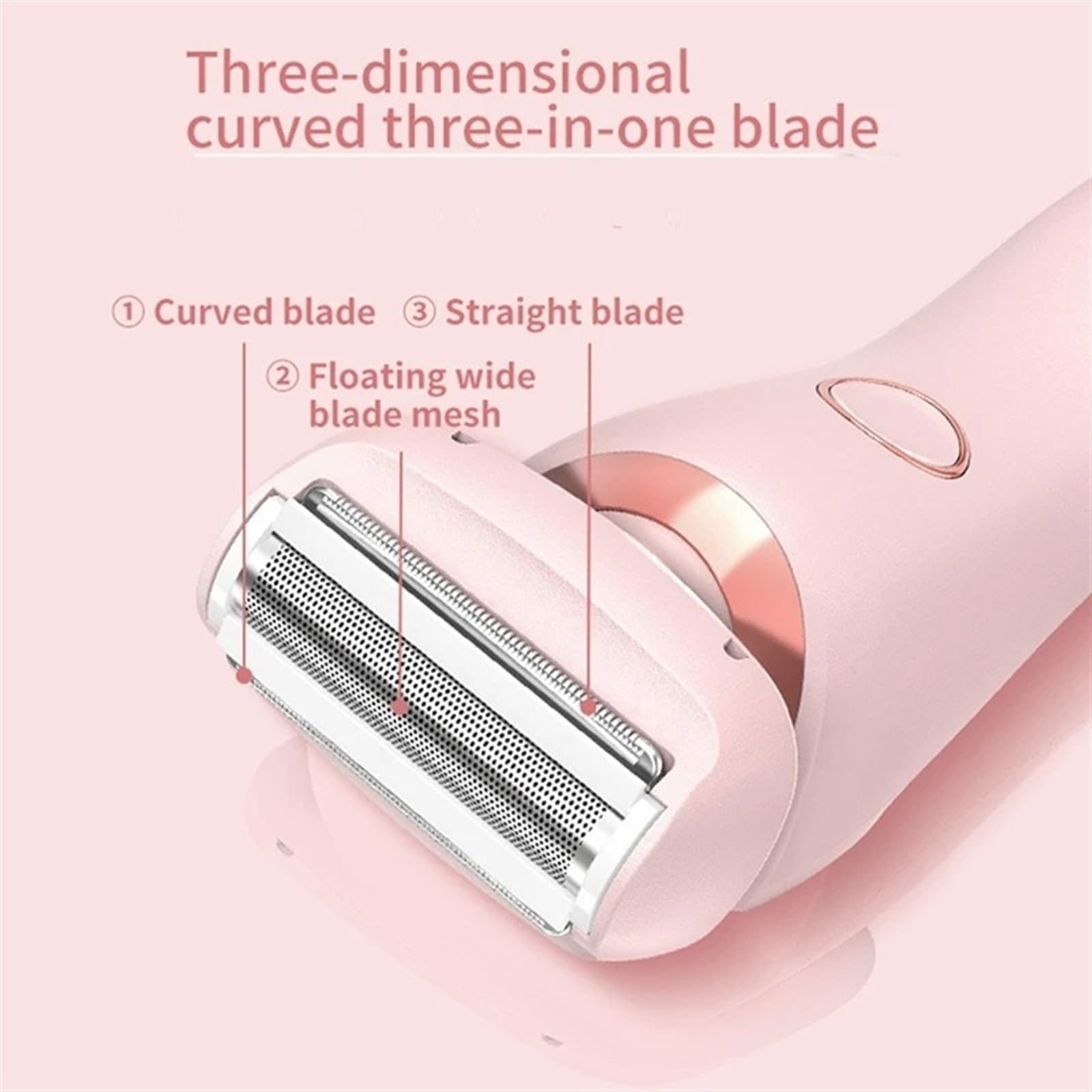 Glide Pro 3.0 Waterproof Electric Razor for Women - 2 in 1 Bikini Trimmer & Shaver, Wet & Dry Use, Portable Ladies Shaving Kit (Blue) | Perfect for Travel, Gym & Sensitive Skin Care