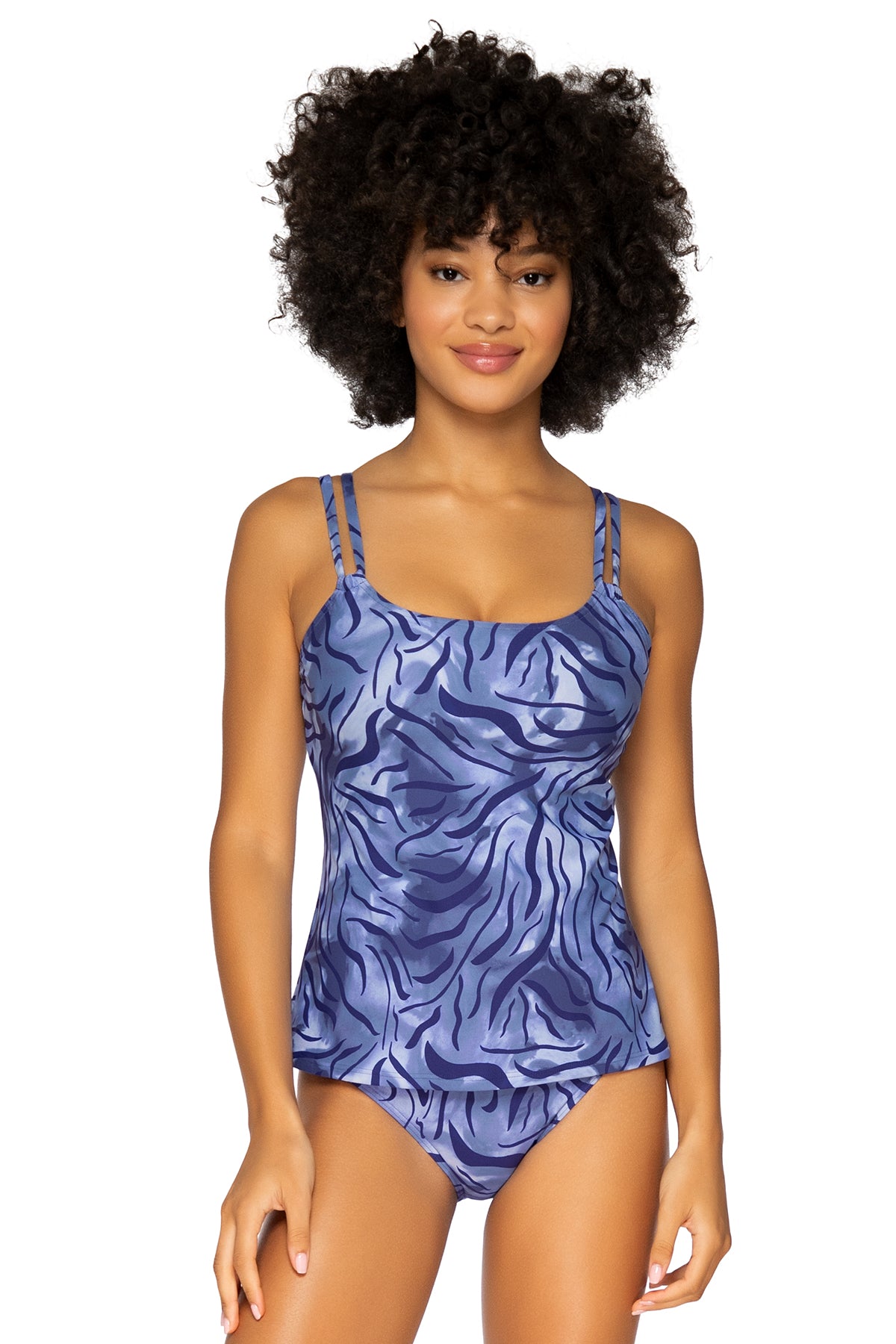 Taylor Women's Sumatra Tankini Swimsuit - Floral Print Two-Piece Bathing Suit for Beach, Pool & Vacation