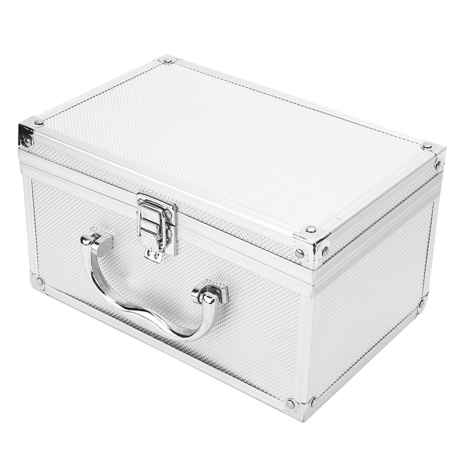 Aluminum Alloy Tool Box - Portable 230x150x125mm Display Case for Tools & Instruments | Perfect for Professional Technicians, DIY Projects & Equipment Storage