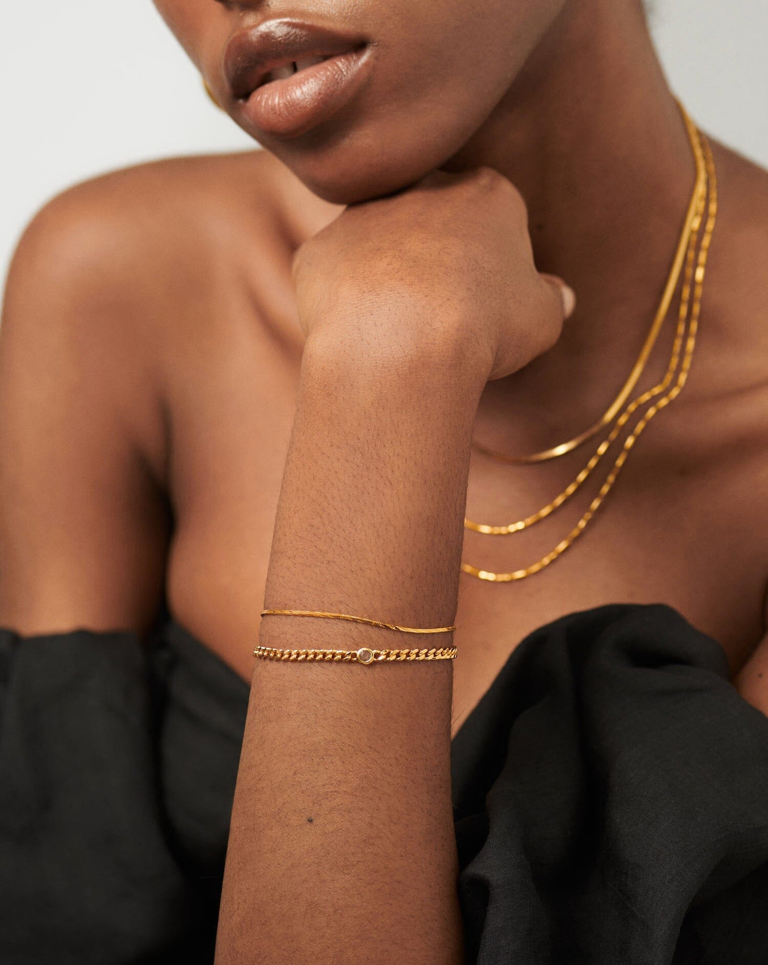 April Birthstone Bracelet for Women - 18k Gold Plated Vermeil & Crystal Charm Jewelry | Perfect Birthday Gift, Anniversary Present, or Everyday Wear