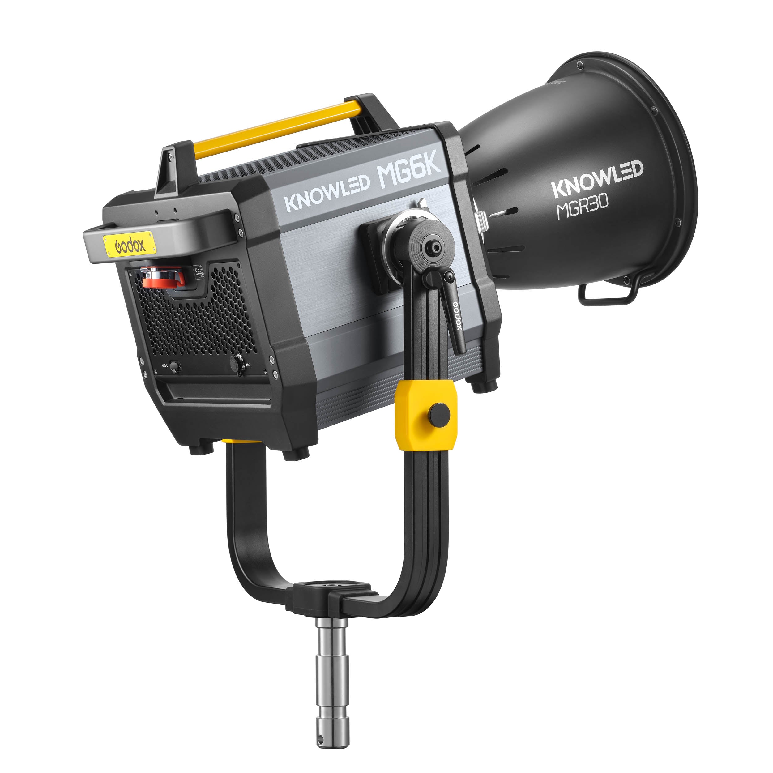 KNOWLED MG6K K1 Bi-Color LED Cine Light - 5600K Daylight & 3200K Tungsten, Dimmable with Flight Case - Perfect for Film Production, Photography & Video Studio Lighting