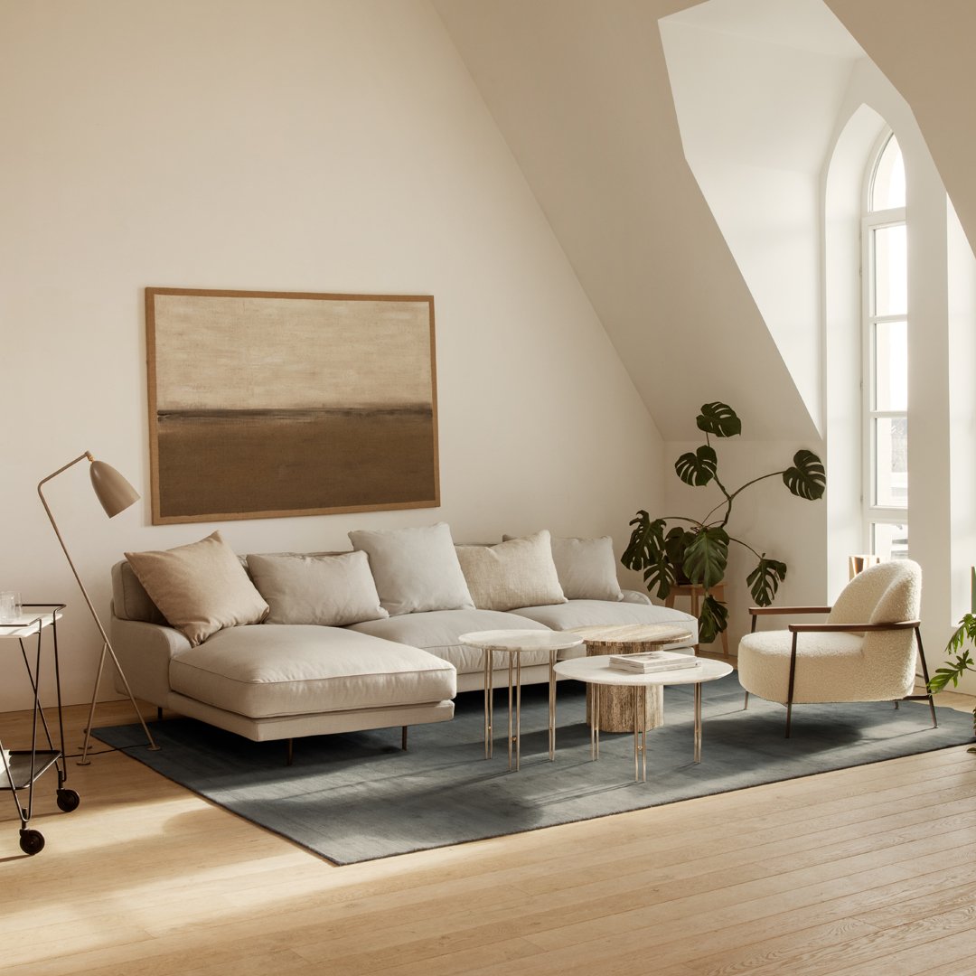 Flaneur 2-Seater Sofa with Armrests - Modern Comfortable Loveseat for Living Room, Bedroom & Small Spaces