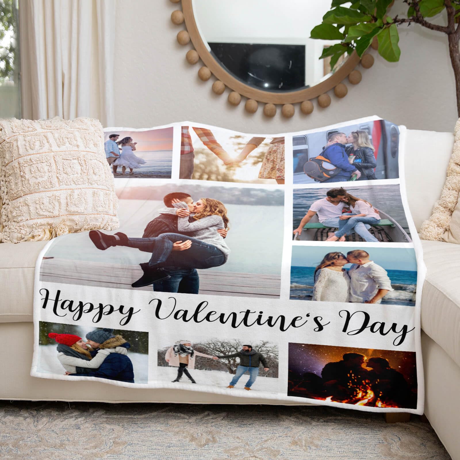 Custom Photo Blankets for Mom - Personalized Gifts from Daughter & Son - Birthday, Mother's Day & Christmas Presents - Cozy Throw Blanket for Cuddling on the Couch, Bed or Travel