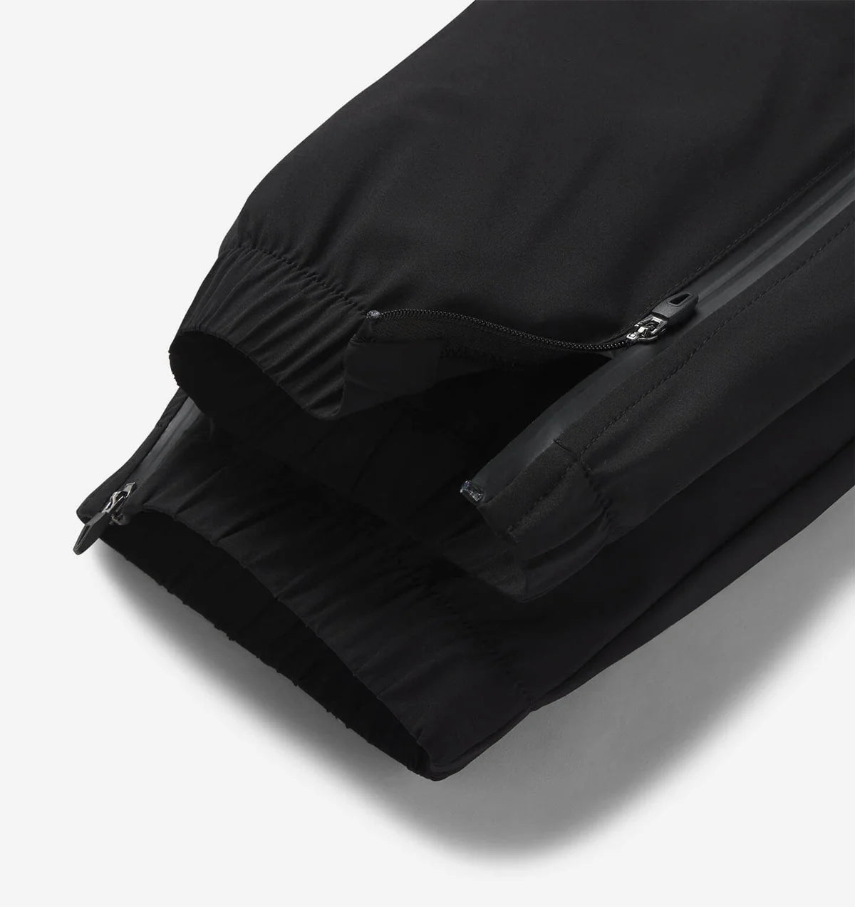 Men's Water-Resistant Track Pants - Black | Lightweight Quick-Dry Joggers for Running, Gym & Outdoor Activities