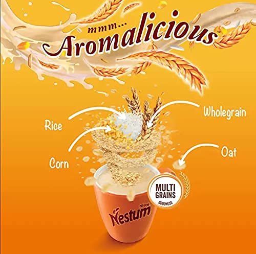 Nestum All Family 3-in-1 Instant Cereal Milk Drink & Nestle Cereal Snack Bundle (Milo/Koko Krunch/Honey Star, 30g) - Whole Grain Wheat, Rice & Corn Low Fat Cereal with Vitamins (15 Oat Sachets) - Perfect for Breakfast, Snacks & Kids Lunch Boxes