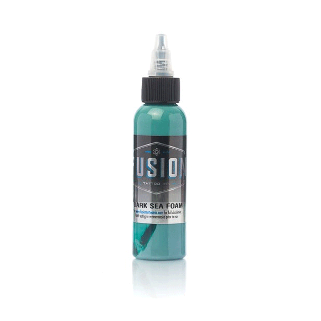 Premium Dark Sea Foam Fusion Ink - 1 oz Bottle for Calligraphy, Art Projects & DIY Crafts - High-Quality Waterproof Ink for Pens, Brushes & Airbrush