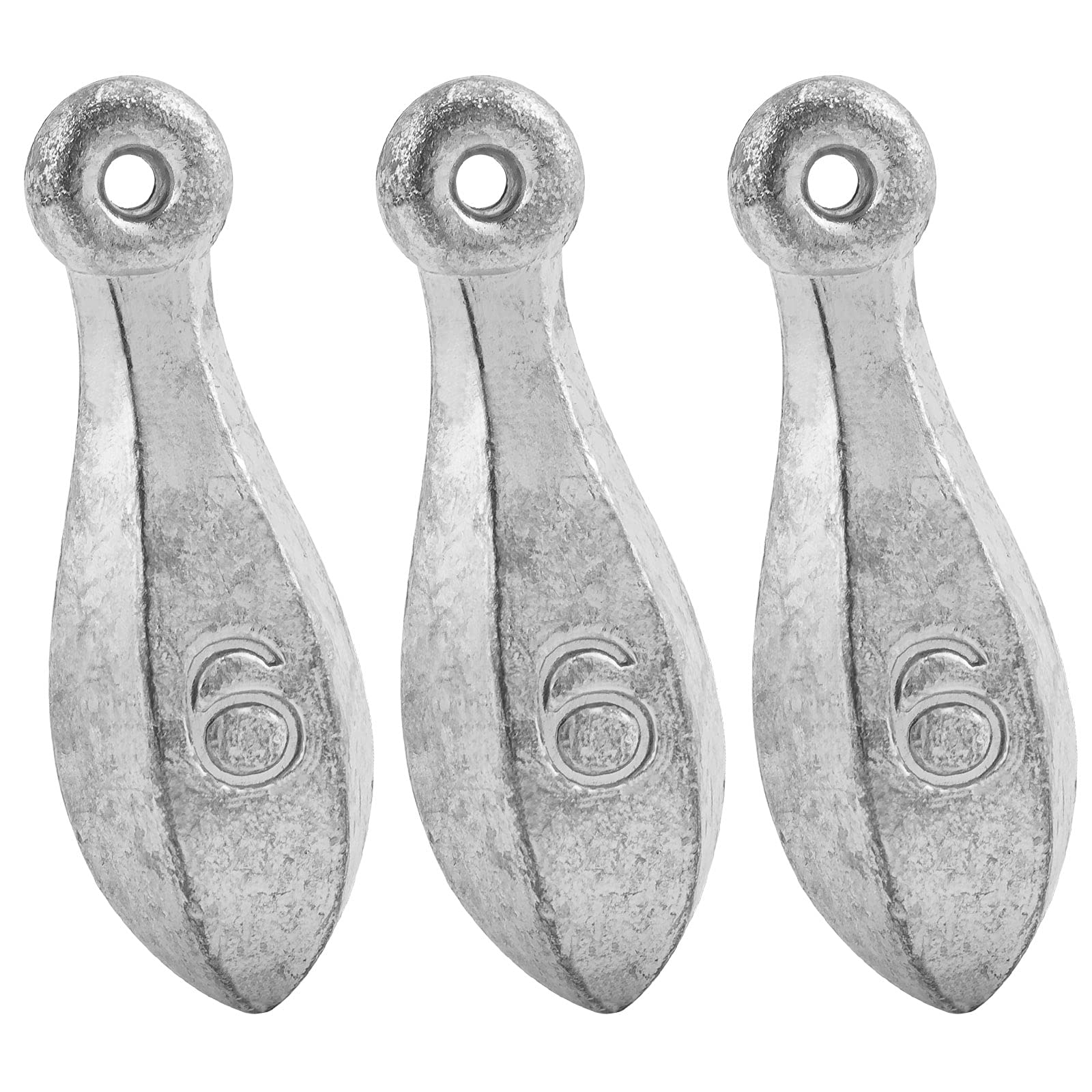 Dr.Fish Bank Sinkers Lead Fishing Weights 1-32oz/2LB - Premium Freshwater & Saltwater Fishing Weights for Catfishing, River Channel and Surf Fishing - Ideal for Bass, Trout and Deep Sea Fishing