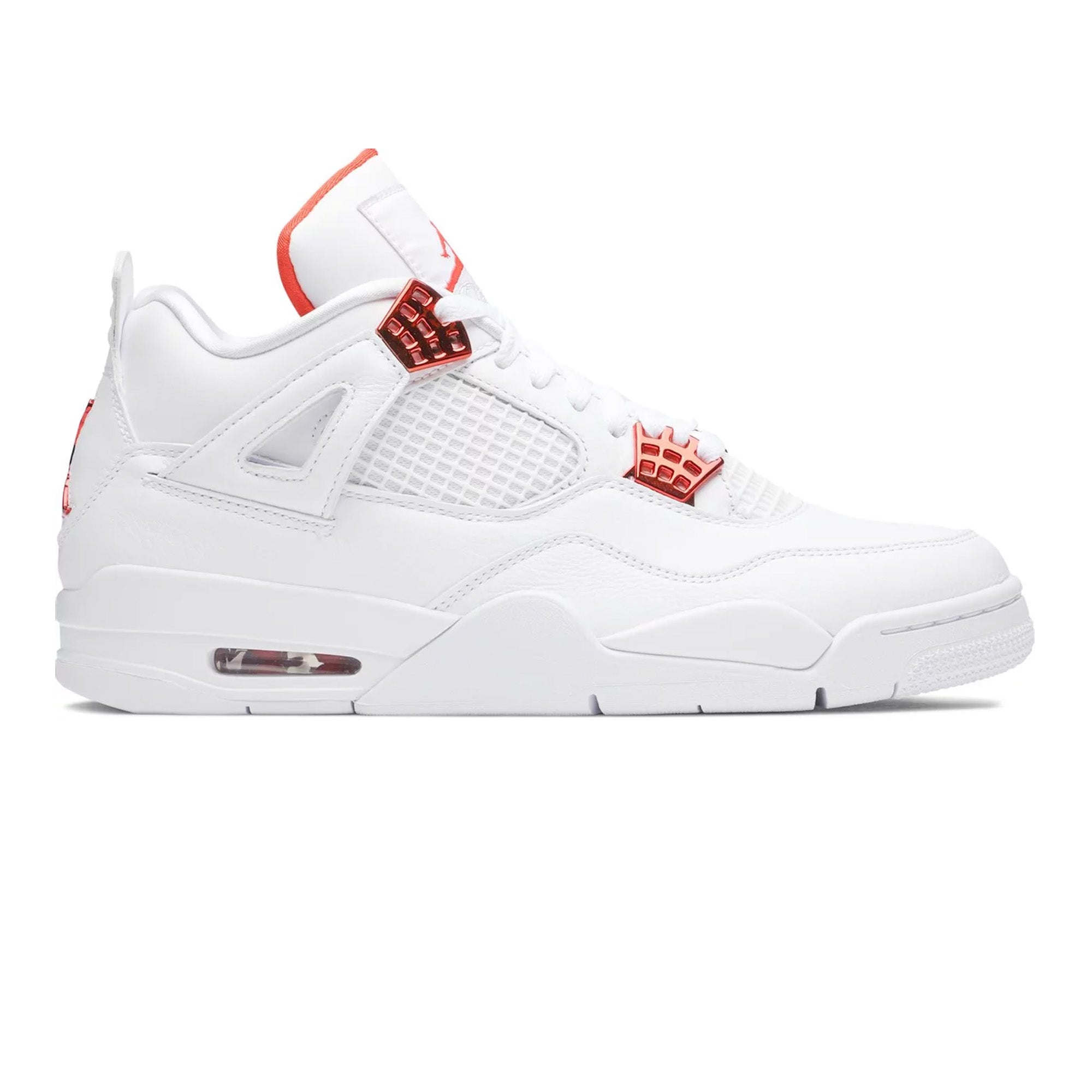 Air Jordan 4 Retro 'Metallic Orange' Men's Basketball Shoes - Limited Edition Sneakers for Streetwear & Casual Style | Perfect for Sneaker Collectors & Basketball Fans