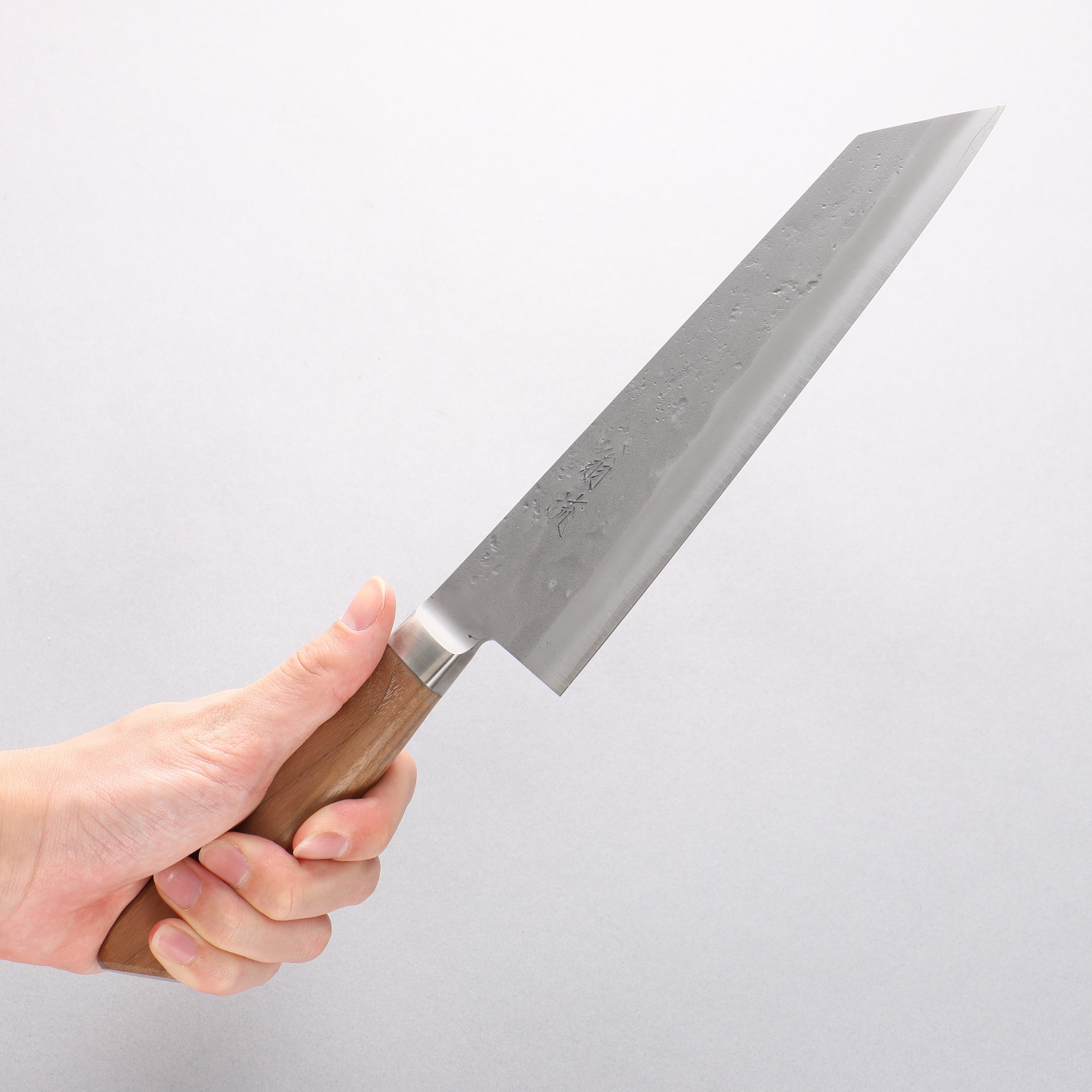 Premium Oul SLD Nashiji Kiritsuke Gyuto 210mm Japanese Chef Knife with Walnut Handle - Perfect for Sushi, Sashimi & Precision Vegetable Cutting