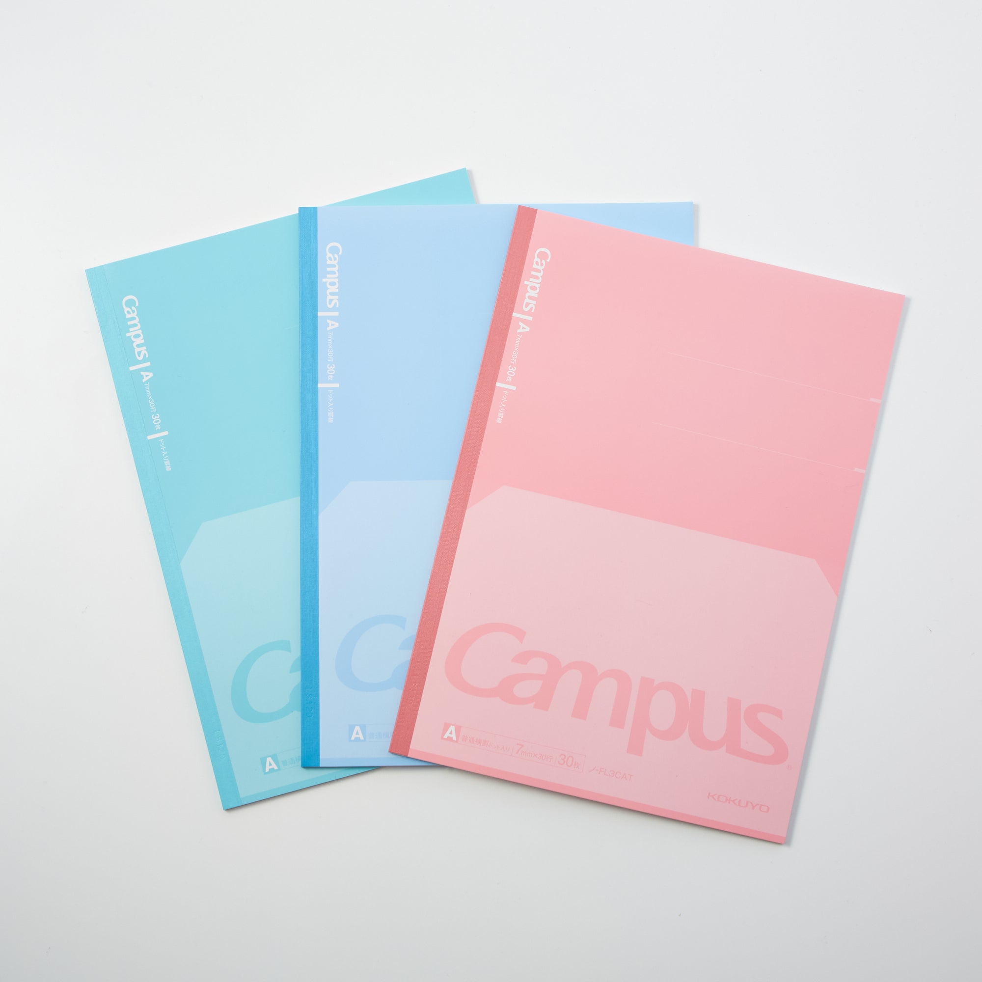 Premium KOKUYO Campus Flat Kimochi Notebook Set - 5-Pack College Ruled Paper, Smooth Writing for Students & Professionals - Perfect for School, Office & Journaling