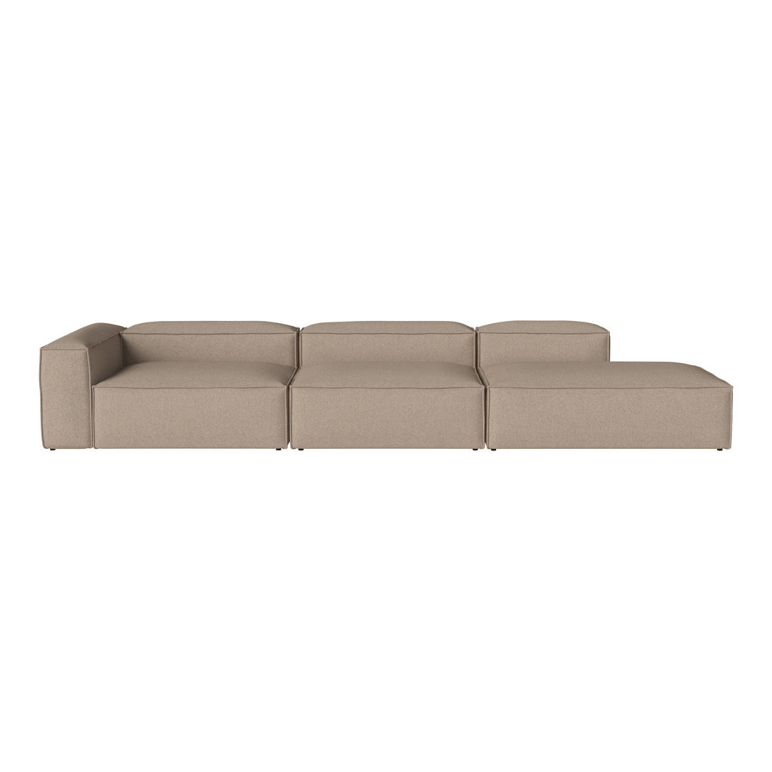 Cosima 3-Seater Sofa with Open End - Modern Living Room Furniture for Small Spaces | Perfect for Apartments, Studios & Cozy Home Decor