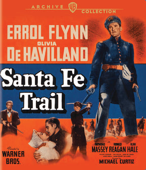 Santa Fe Trail Blu-ray DVD | Classic Western Movie | John Wayne & Errol Flynn | Perfect for Movie Nights & Western Film Collectors