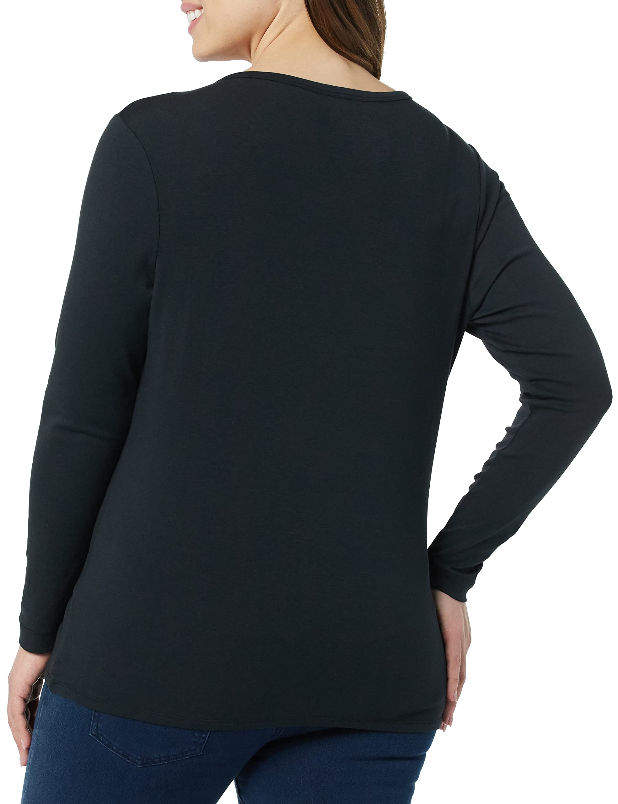 Amazon Essentials Women's Maternity Nursing Slim-Fit Henley Shirt - Comfortable Stretchy Breastfeeding Top for Pregnancy & Postpartum - Perfect for Work, Casual Wear & Nursing Sessions