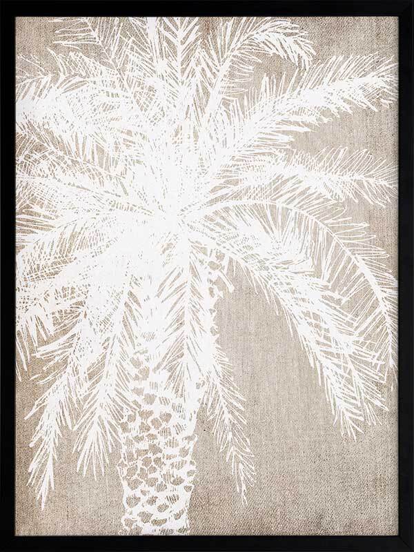 Canary Island Framed Art Print - Tropical Beach Wall Decor for Living Room, Bedroom & Office