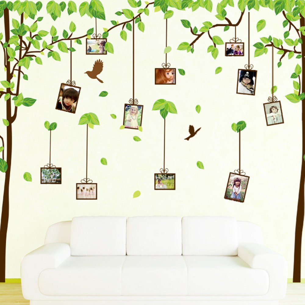 Celendi Tree Wall Art Decor - Framed Vinyl Stickers for Bedroom, Home & Muslim Room Decor | Perfect for Wall Decals, Living Room & Nursery