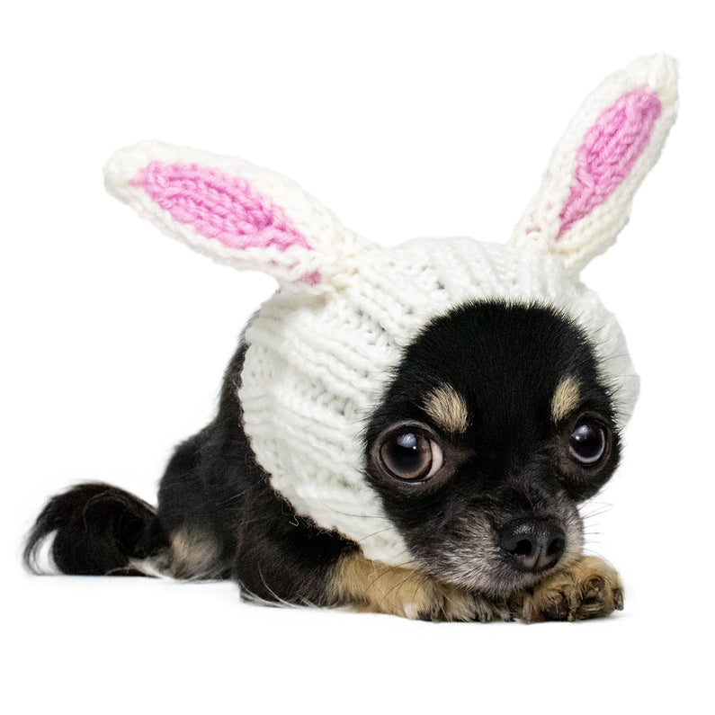 Soft Bunny Rabbit Dog Snood - Warm Pet Neck Warmer for Small & Medium Dogs - Perfect for Winter Walks & Outdoor Adventures