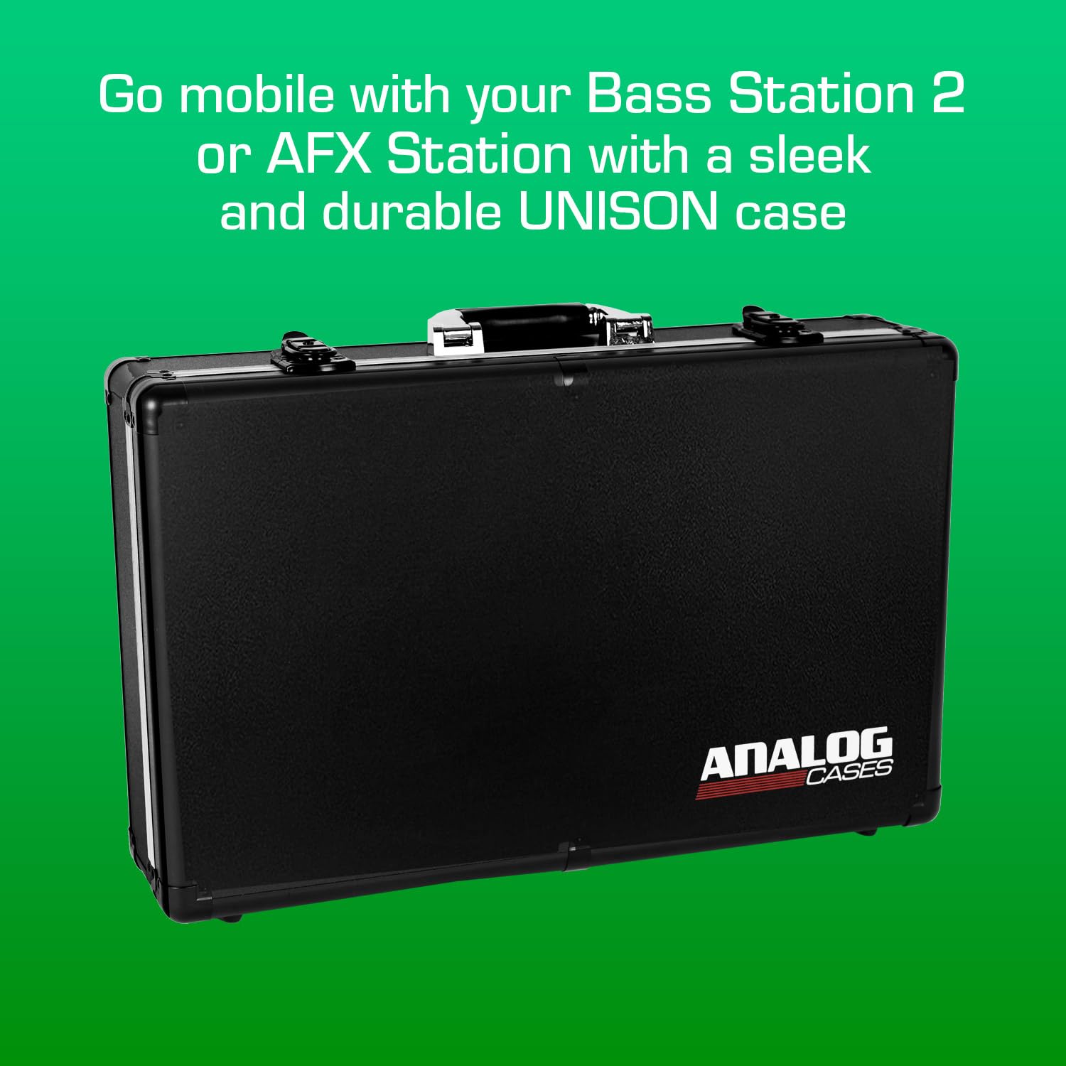 Novation Bass Station II & AFX Station Hard Case - Ultra-Lightweight UNISON Protective Cover for Analog Synths | Perfect for Studio, Live Performances & Travel