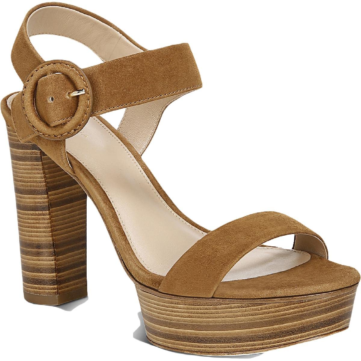 VIA SPIGA Women's V-ira City Sandals - Comfortable Leather Strappy Heels for Work, Office & Summer Outfits | Fashionable Dress Shoes for Women
