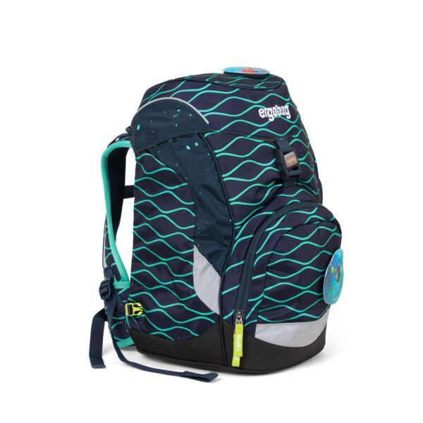 Ergobag Prime School Backpack for Kids - Lightweight & Ergonomic Design with BubbleBear Print - Perfect for School, Travel & Daily Use