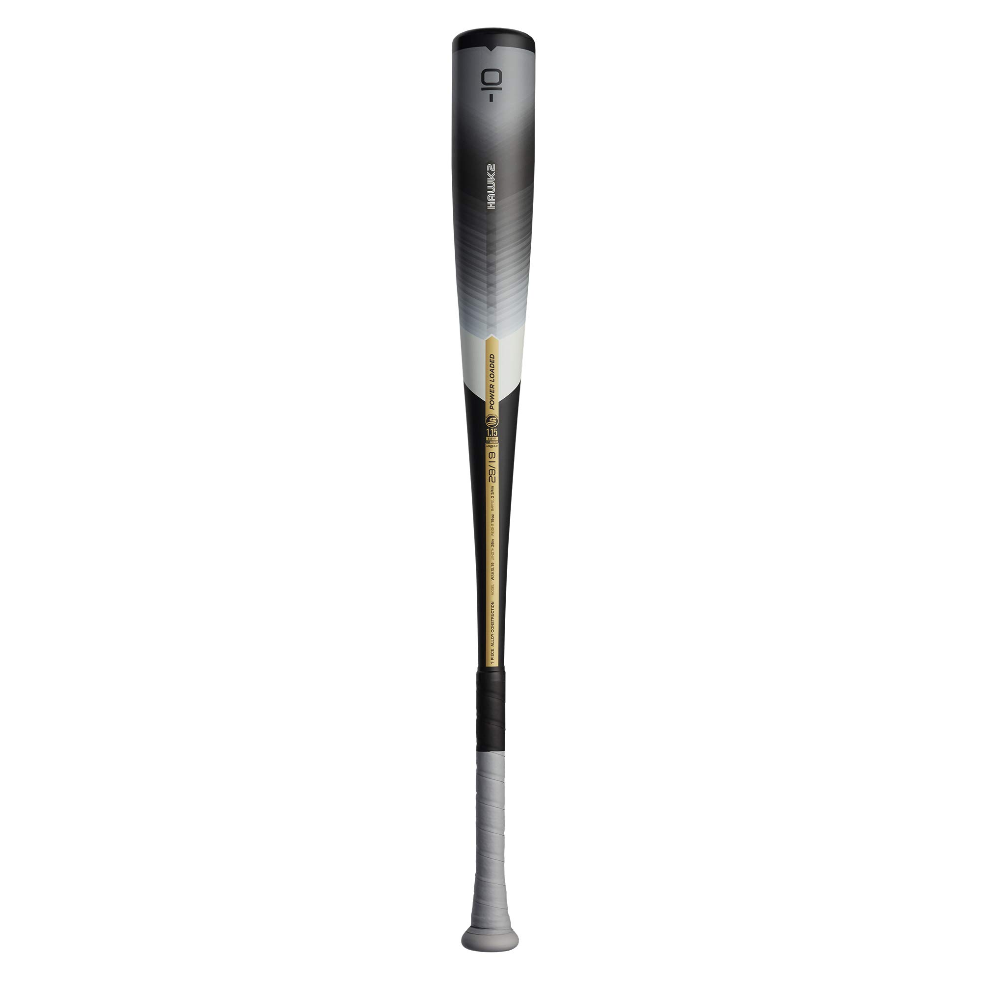 HAWK2 USSSA Approved Metal Baseball Bat - High Performance Youth & Adult Baseball Bat for League Play, Training, and Games