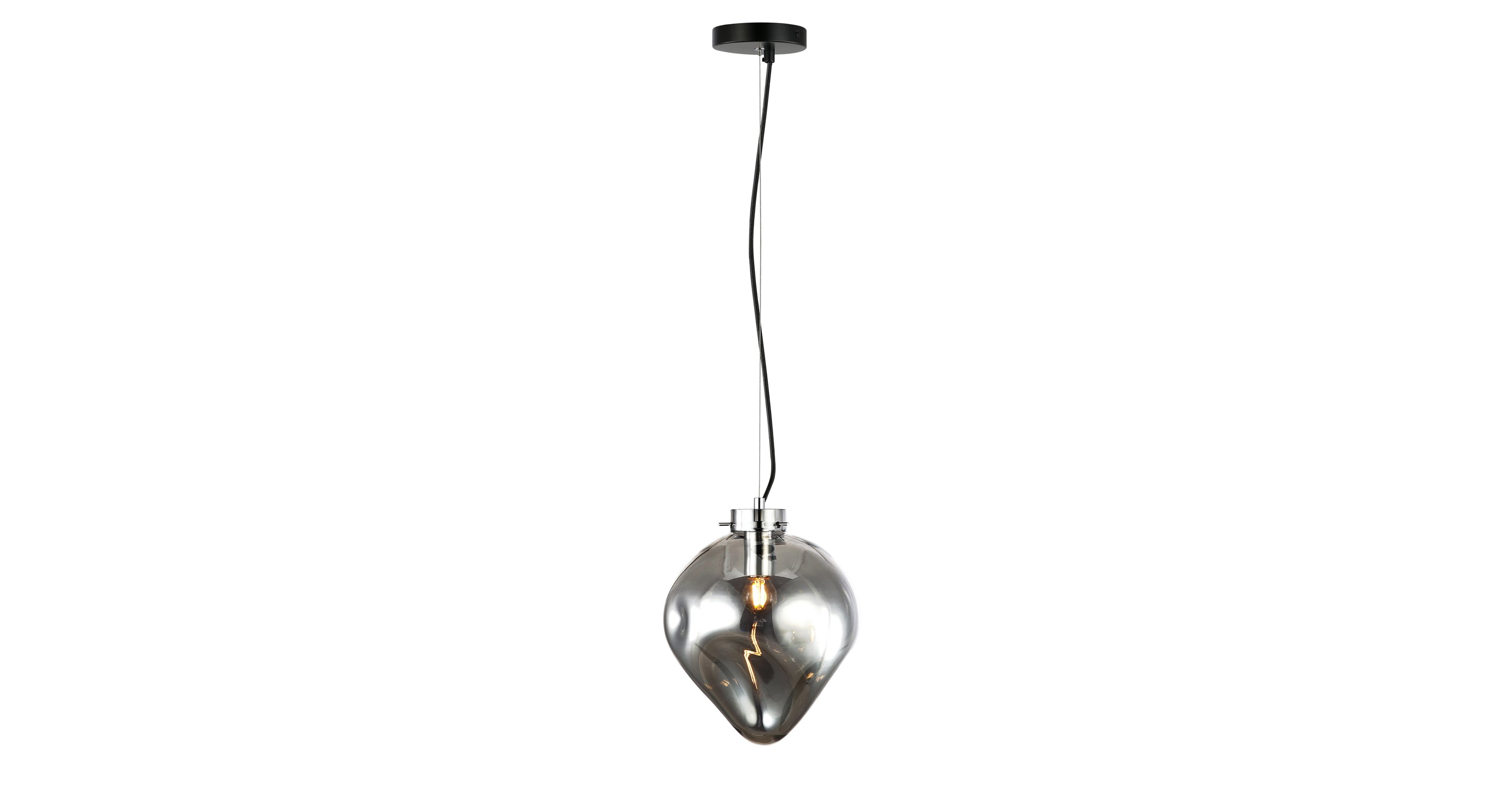 Modern Bette Pendant Light Fixture - Sleek Hanging Chandelier for Kitchen Island, Dining Room & Bedroom Lighting - Adjustable Height Contemporary Ceiling Lamp