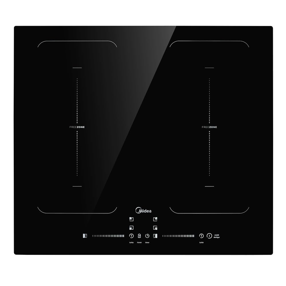 Midea 4-Burner Induction Cooktop with Dual Freezone - Fast, Energy Efficient Cooking for Home & Restaurant Use