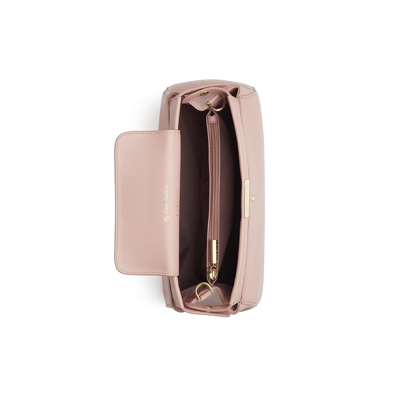 Vegan Leather Shoulder Bag for Women | Pink Nude Crossbody Purse | Stylish & Cruelty-Free Handbag for Work, Travel & Everyday Use
