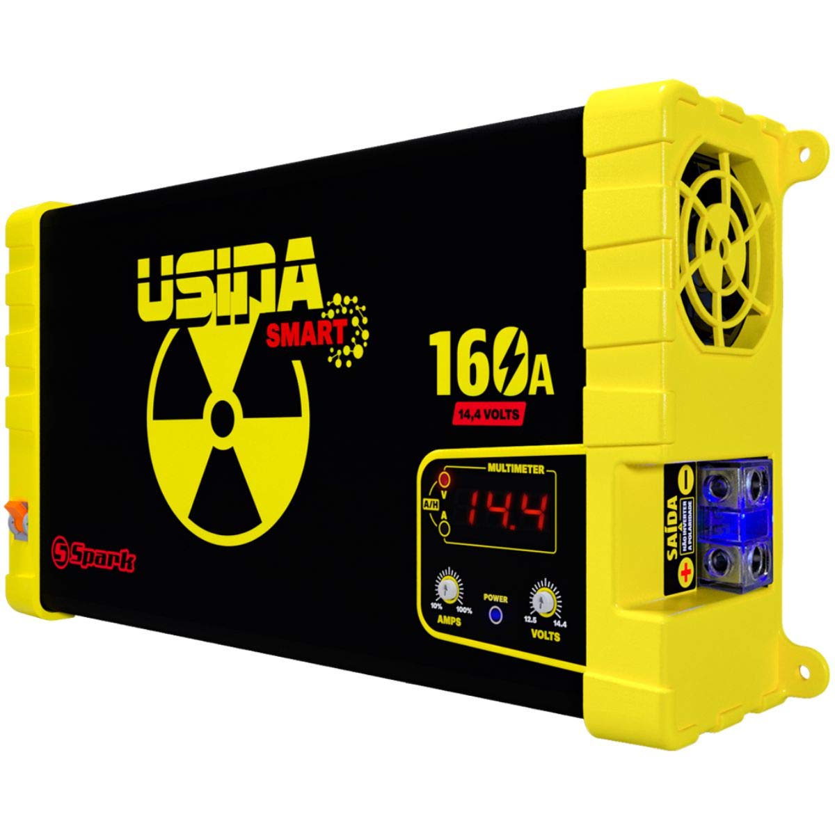 160A Digital Smart Bivolt Voltmeter Ammeter for Automotive & Marine - Monitor Battery Voltage in Cars, Boats, RVs & Solar Systems