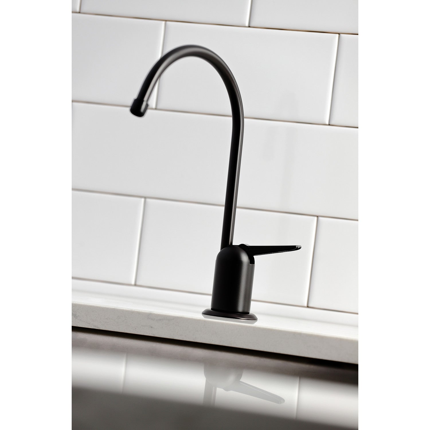 Americana K6195 Single Handle 1 Hole Deck Mount Water Filtration Faucet in Oil Rubbed Bronze - Perfect for Kitchen Sink Water Filter Systems & Home Purification Stations