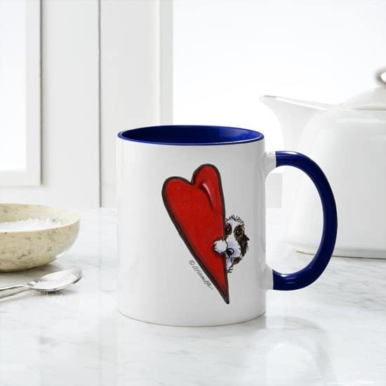 PBGV Lover Mug - 11 oz (325 ml) Ceramic Coffee Cup for Dog Lovers - Perfect for Hot Tea, Coffee & Hot Chocolate at Home or Office