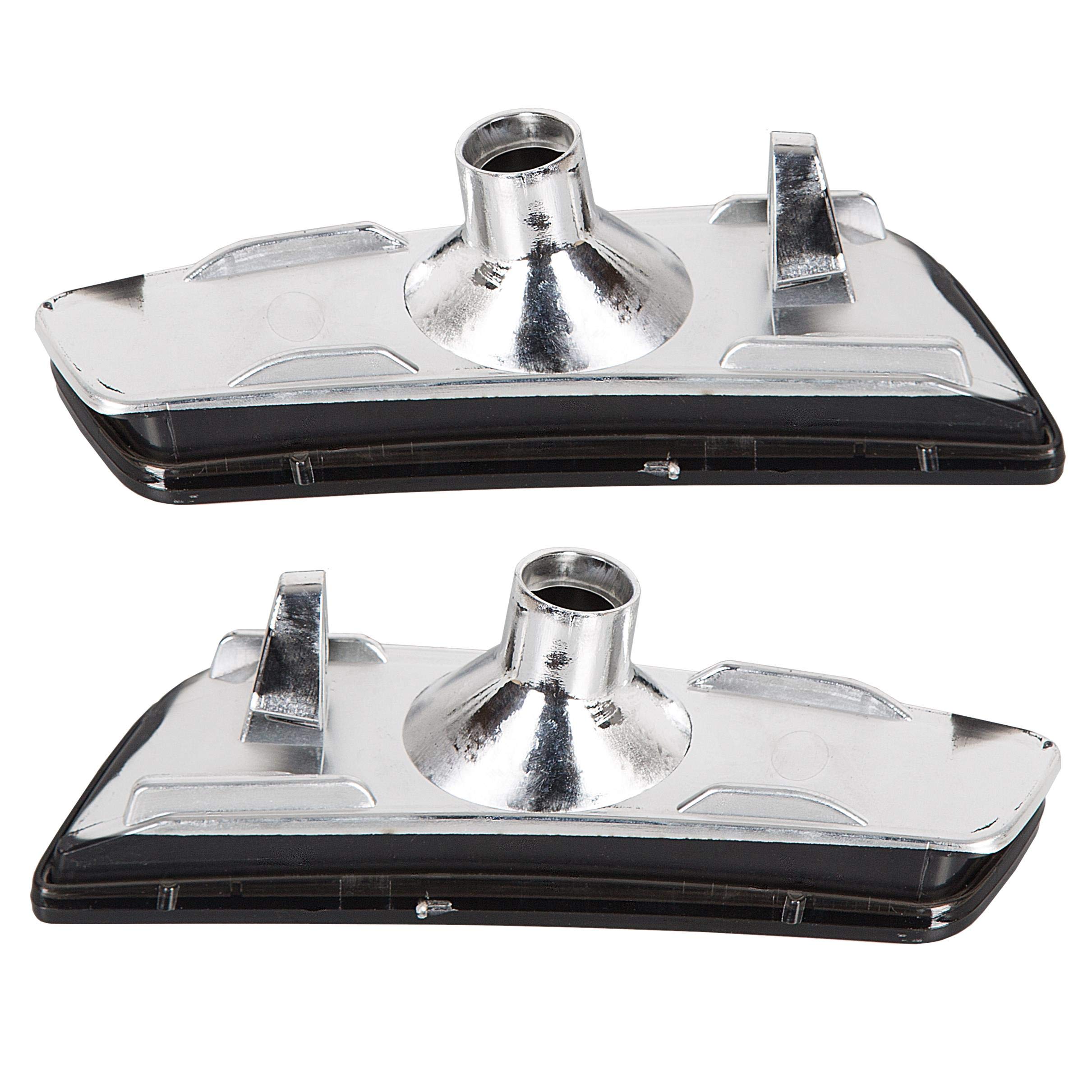 ECOTRIC 4-Piece Smoke Lens Front Fender & Bumper Side Marker Lights Kit (No Bulbs Included) - Compatible with 2008-2009 Pontiac G8 - Enhances Visibility & Style for Night Driving and Custom Car Modifications